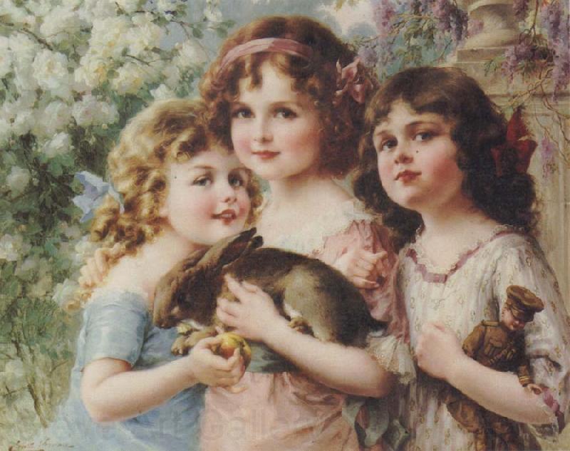 Emile Vernon The Three Graces Spain oil painting art